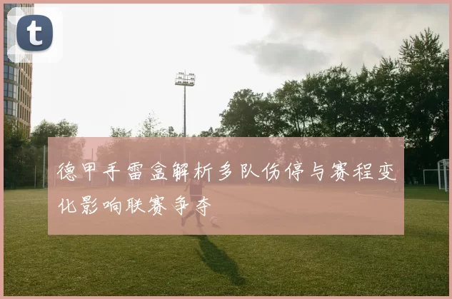 德甲手雷盒解析多队伤停与赛程变化影响联赛争夺